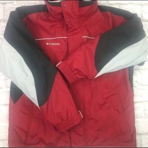 Colombia Hooded Insulated Zip Up Mens Middle Weight Jacket  Size Medium